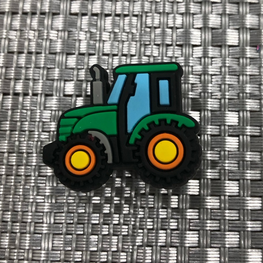 Tractor crocs charm